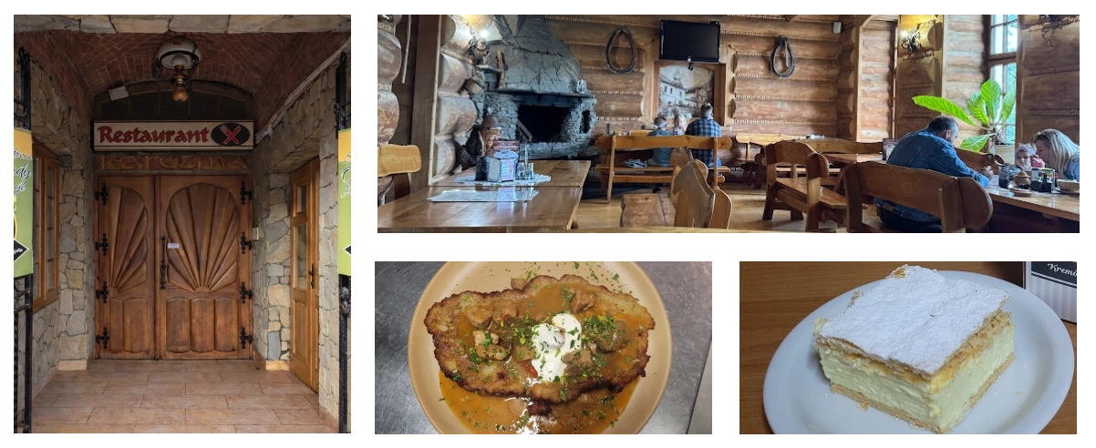 Restauracja, jedzenie i&nbsp;ciasto